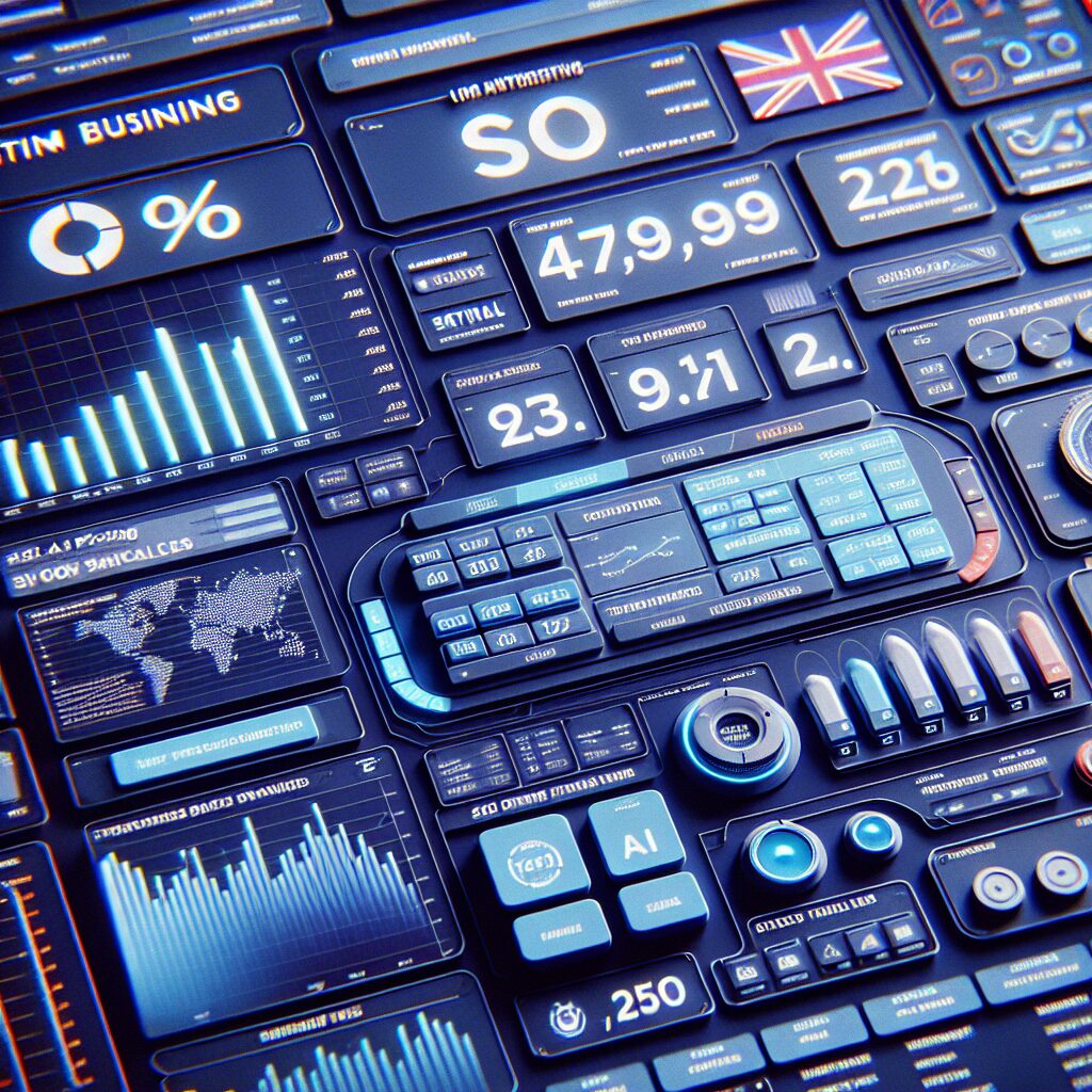 Dashboard view of Eldris automated SEO quote calculator displaying UK business inputs and real-time AI pricing results.