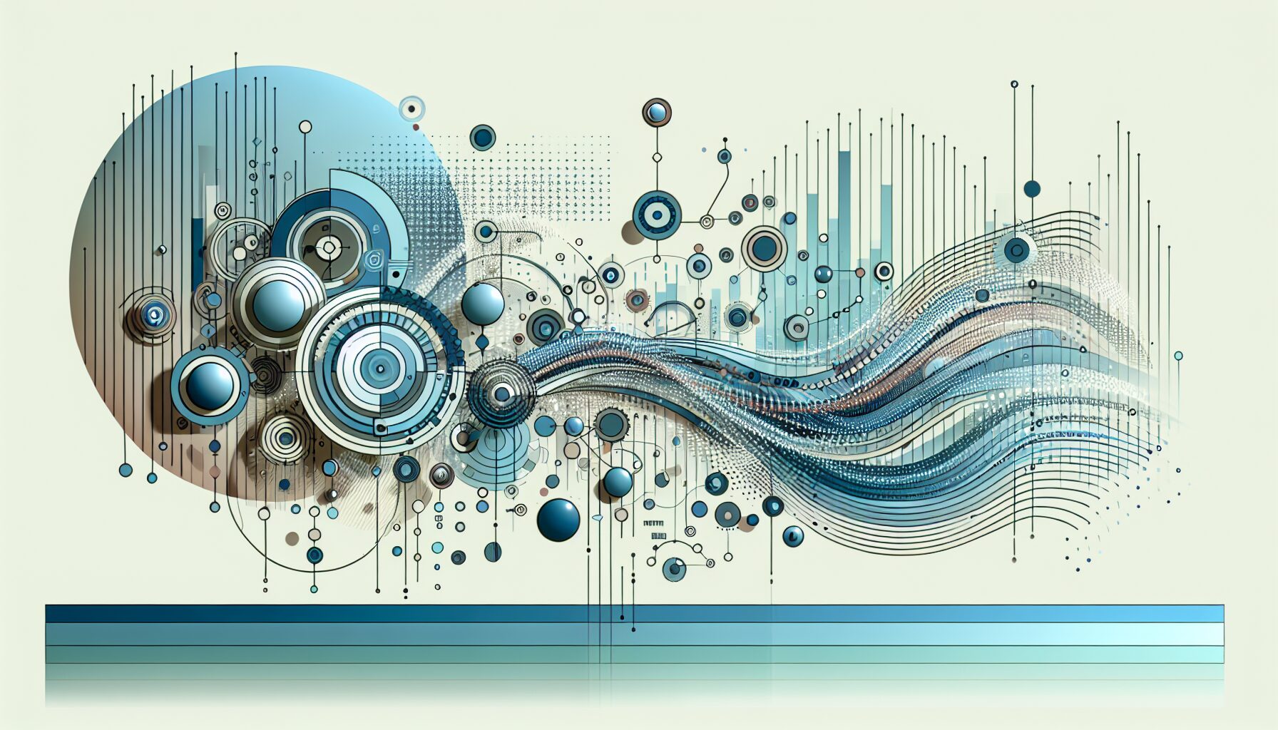 Illustration of an AI-driven SEO dashboard assisting a UK DTC brand in growing visibility through automated strategies.